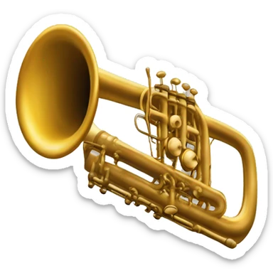 Horns trumpet alto sax tenor sax trombone sticker