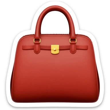 red hermes bag sticker