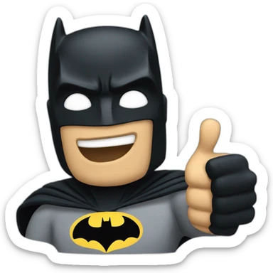 Batman thumb up sticker