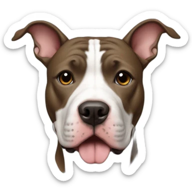 Dog-american-pit-bull-terrier-full-height sticker