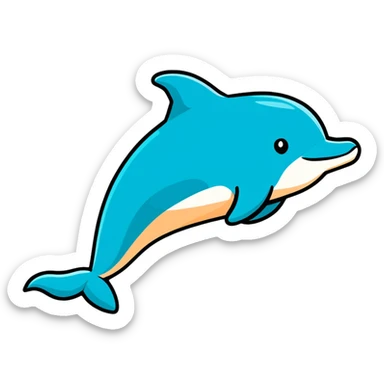 dolphin sticker