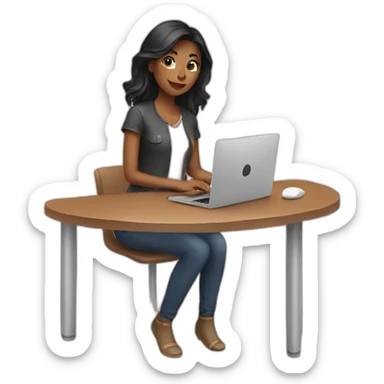 girl blogger sticker