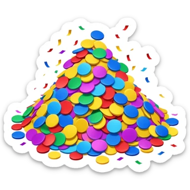 confeti sticker