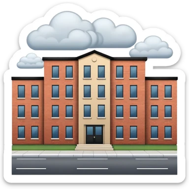 AFUERA DEL CAMPUS SIN CRUZ ARRIBA sticker