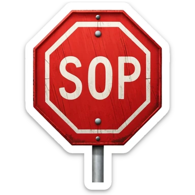 Stop😔🖐 sticker