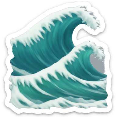 Wave sticker