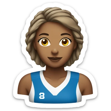 Volleyball women sticker