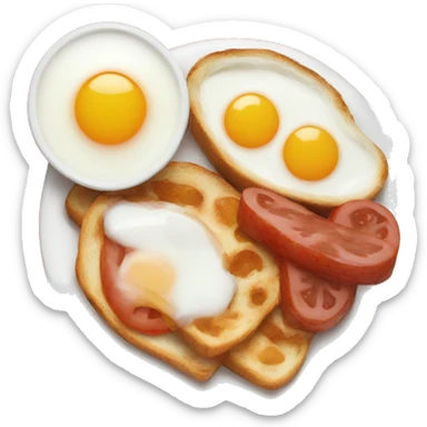 english breakfast  sticker