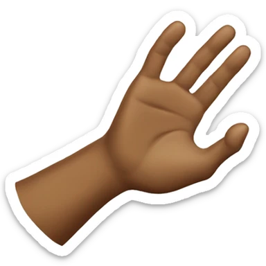 The SOS sign wit arm  sticker