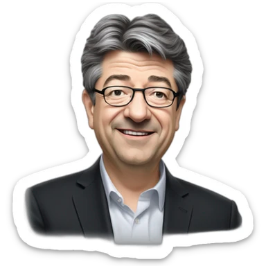 Jean Luc Mélenchon qui danse sticker