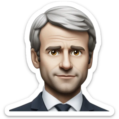 Macron who takes a slap sticker