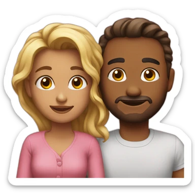 Love + emoji sticker