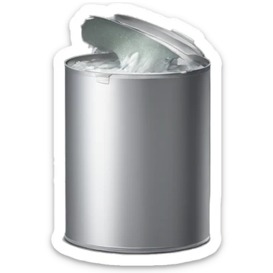 Macbook in a thrash can sticker