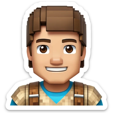 Minecraft Steve sticker