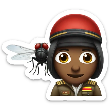 fly with colombian pilot  sticker