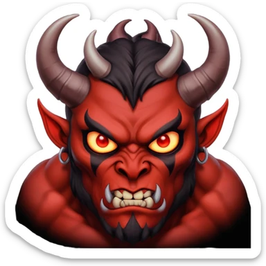 Demon de solo leveling sticker