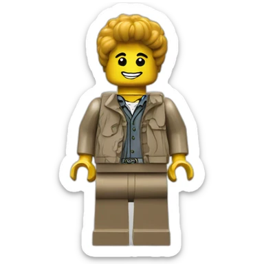 lego minifig sticker