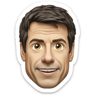 Toto Wolff avec un gros bouton sur le front sticker