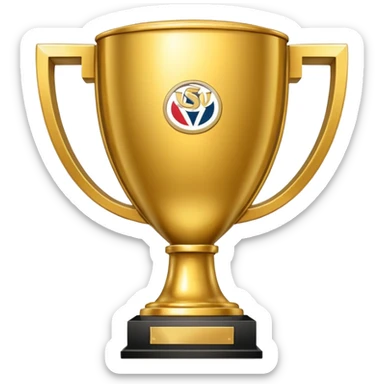 Superbowl trophy sticker