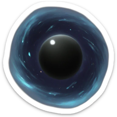 black hole sticker