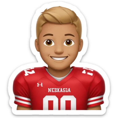 Nebraska corn husker  sticker