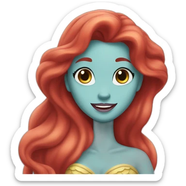 The little mermaid sticker