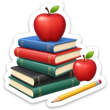 teacher paraphenalia sticker