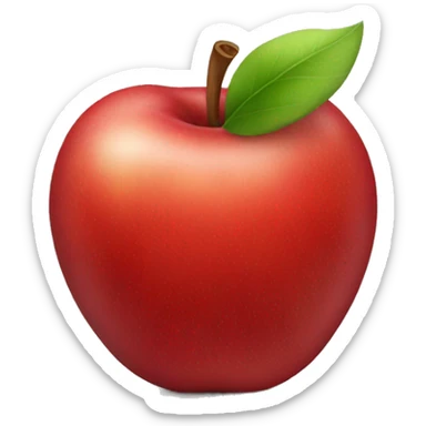 Red Apple  sticker
