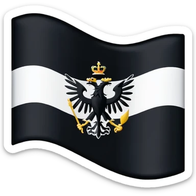 Prussia flag sticker