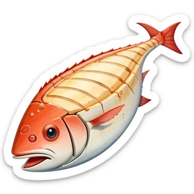 cooked swordfish steak sticker