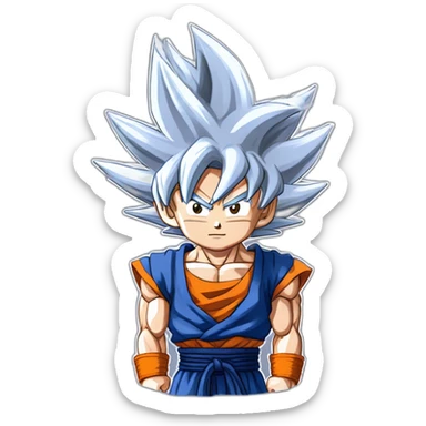 Goku ultra Instinct kamehamega sticker