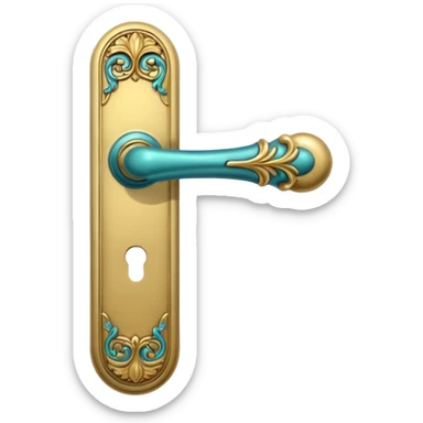 door handle sticker