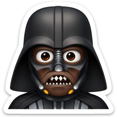 Darth vader Enojado sticker