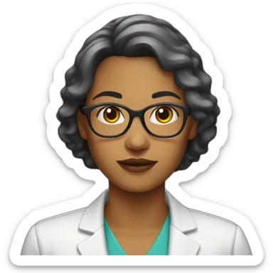 woman latin psychologist sticker