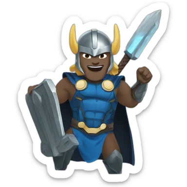 Thor: Seal and Thunder sticker