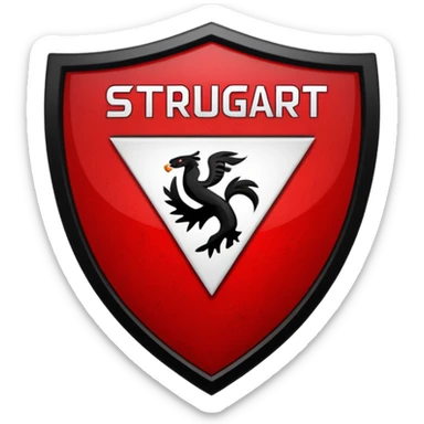 Ich will ein emoji, wo ein Vfb Stuttgart Logo drauf ist sticker