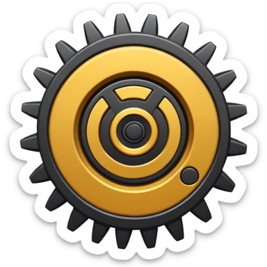 gear with tick sticker