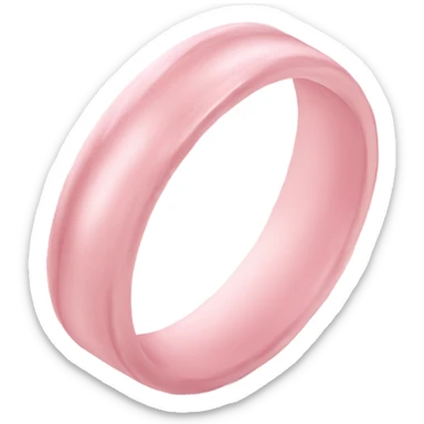pastel pink wedding rings sticker