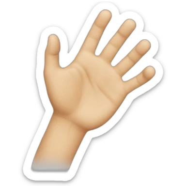 A hand quickly pressing a button on a loop sticker