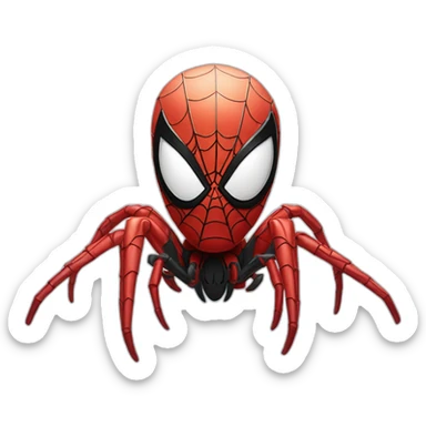 thorned spider-man sticker
