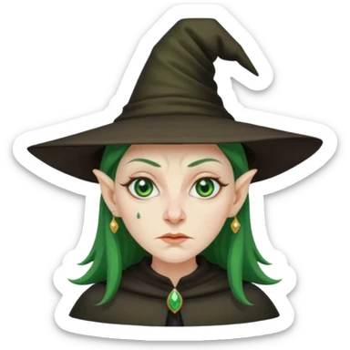 Una bruja fea  sticker