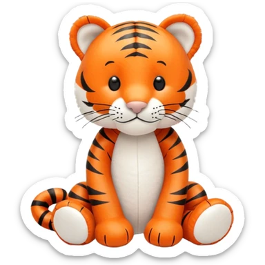 Jellycat bashful tiger stuffed animal sticker