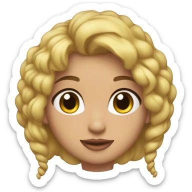 2 amigas rubias abrazandose sticker