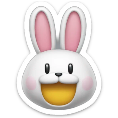 nabbit character from super mario sticker