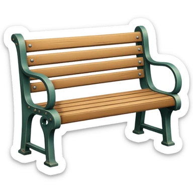 park Bench sticker