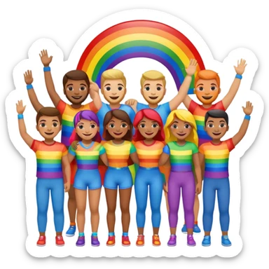 pride charcters sticker