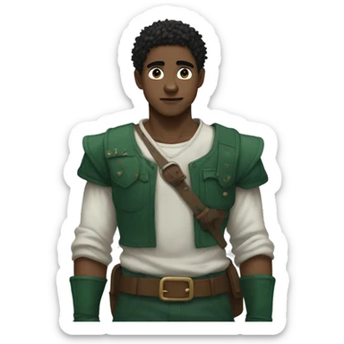 Aryan with deku sticker