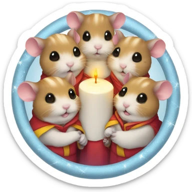hamster cult sticker