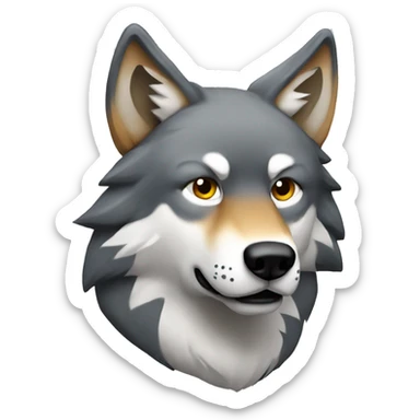 alpha lone wolf sticker