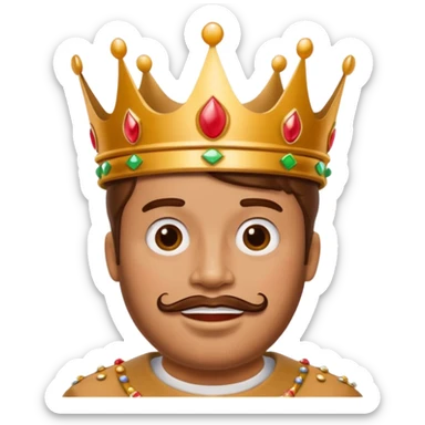 Burger King man sticker